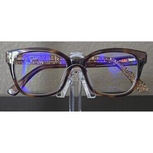 Jimmy Choo Eyeglasses JC150 Q9W Tortoise Glitter Frames Only 48-17-140 Women's